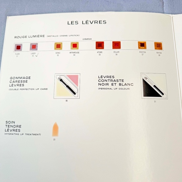 CHANEL VINTAGE CATALOGUE, 2000 MAKEUP, CREATION MAQUILLAGE PRINTEMPS 2000 CHANEL - Picture 8 of 16